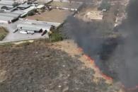 Se incendia corralón en Juárez