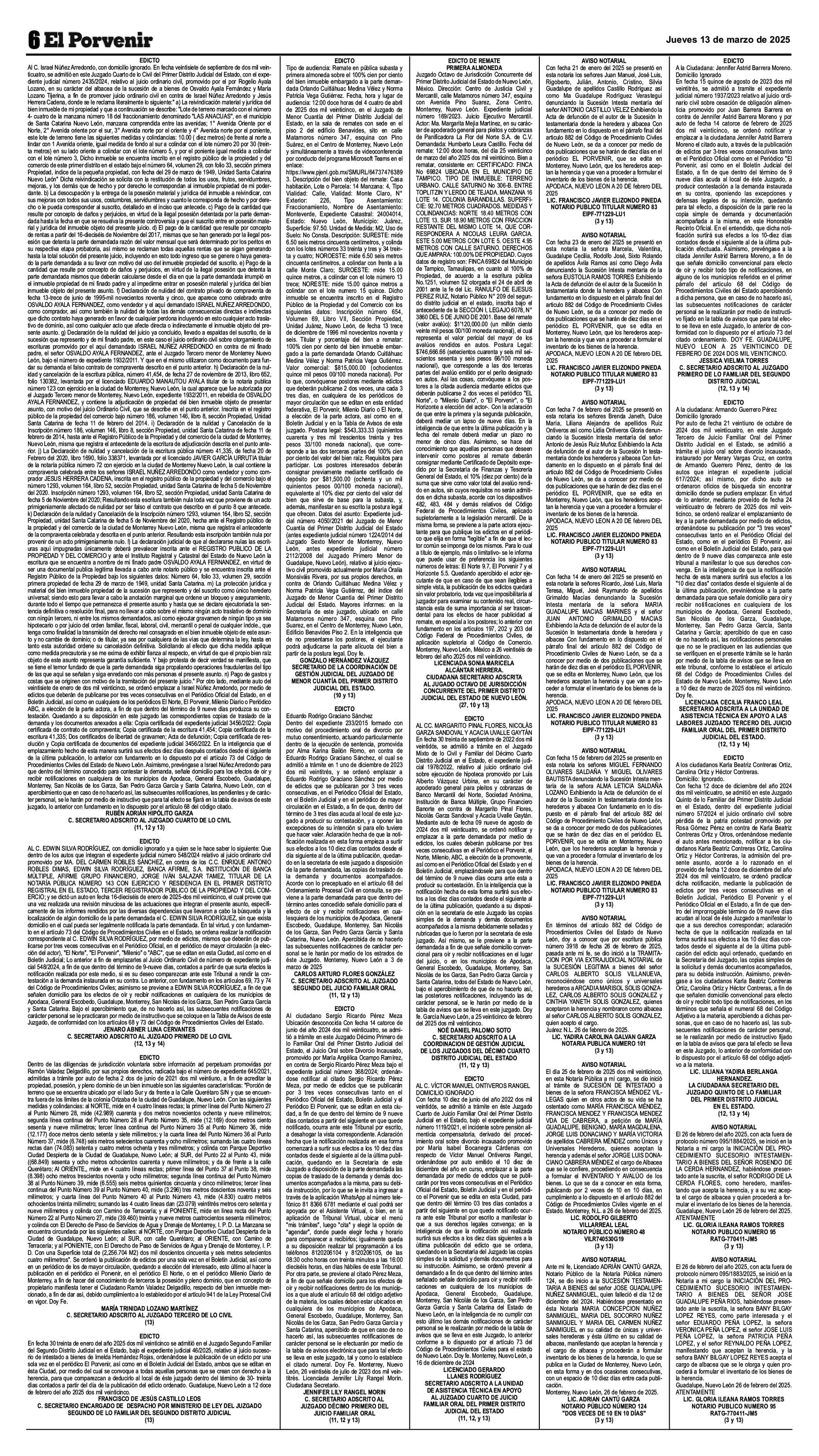 Edictos