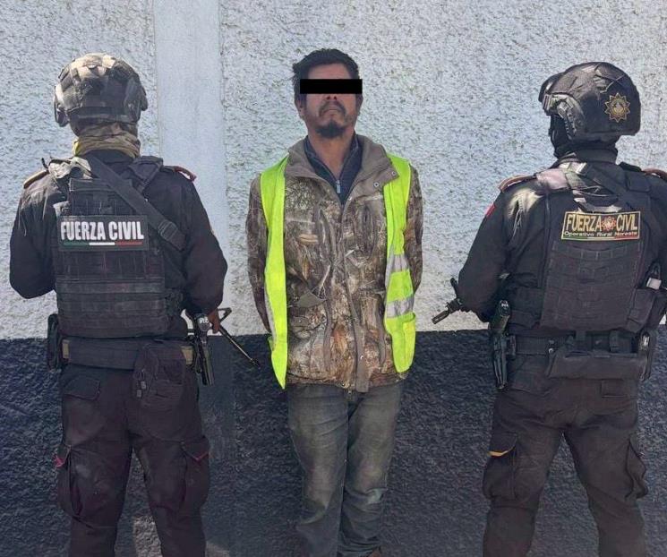 Cae presunto integrante de grupo criminal