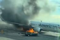 Se incendia aeronave de American Airlines en Denver