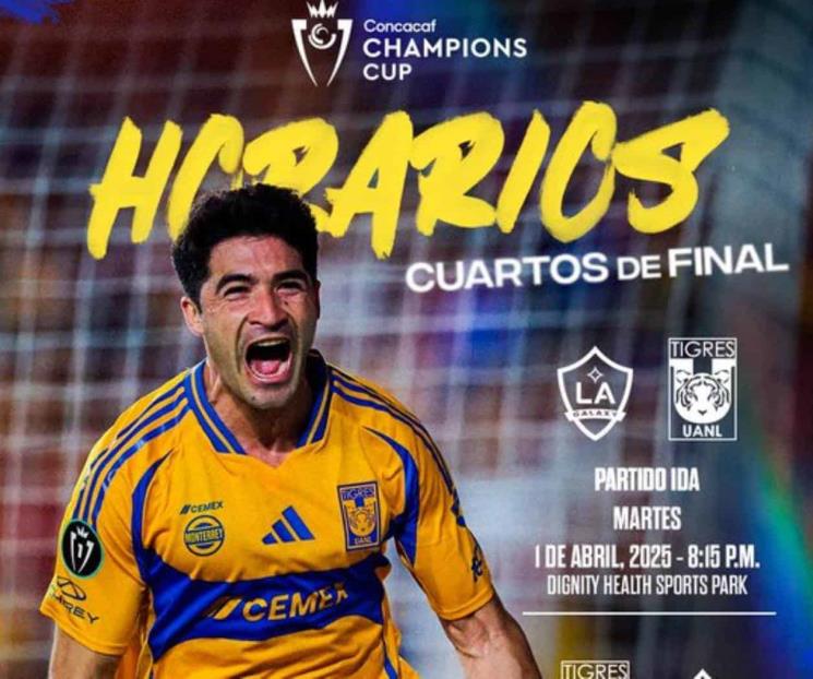 Conoce Tigres horarios de Cuartos de Final de la Conca