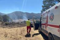 Hallan camioneta calcinada Hallan camioneta calcinada