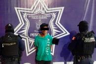 Detienen en flagrancia a hombre por incendio en baldío Detienen en flagrancia a hombre por incendio en baldío