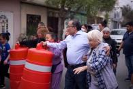 Entrega alcalde de Escobedo obras de pavimentación