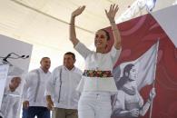 Vuelve a elogiar Sheinbaum a AMLO en su tierra natal Vuelve a elogiar Sheinbaum a AMLO en su tierra natal