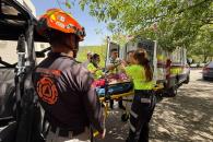Sufre caída en el Cerro de la Silla