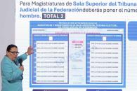 Presenta Gobierno boletas de elección judicial 