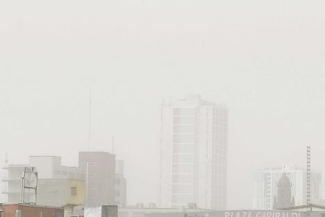 Ahogan la ciudad polvos de Coahuila y Texas