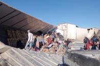 Vuelca tráiler en Galeana Vuelca tráiler en Galeana