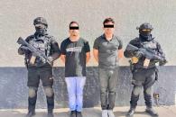 Aprehenden a par de delincuentes