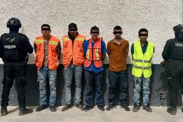 Caen cinco hombres en Hidalgo