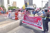 CNTE concluye paro de 72 horas con marcha al Zócalo CNTE concluye paro de 72 horas con marcha al Zócalo