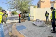 Realizan poda y limpieza de áreas verdes en García Realizan poda y limpieza de áreas verdes en García