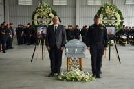 Se despiden de policía fallecido Se despiden de policía fallecido