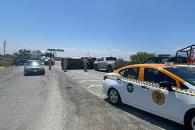Vuelca camioneta en Salinas Vuelca camioneta en Salinas