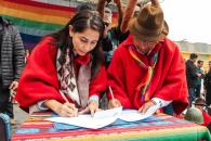 Respalda Conaie a Luisa González en el balotaje Respalda Conaie a Luisa González en el balotaje