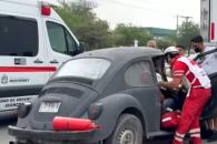 Choca auto contra tráiler, muere copiloto Choca auto contra tráiler, muere copiloto
