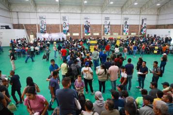 Realizan programa de plaqueo masivo en Santiago