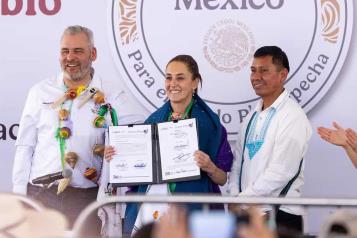 Arranca el Plan de Justicia P’urhépecha con “Nana Claudia”