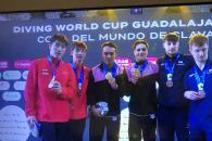 Logran Juan Celaya y Osmar Olvera, oro en Copa Mundial de Clavados Logran Juan Celaya y Osmar Olvera, oro en Copa Mundial de Clavados