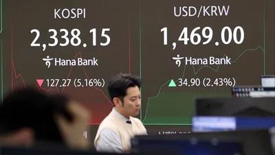 Se desploman las bolsas asiáticas por los aranceles