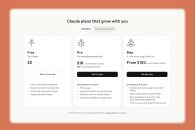 Claude lanza su propia suscripción de 200 dólares mensuales Claude lanza su propia suscripción de 200 dólares mensuales