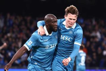 Se pone Napoli a tres del líder Inter