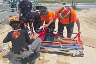 Sufre trabajador descarga eléctrica Sufre trabajador descarga eléctrica