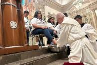 Conmemoran en Catedral de Monterrey el rito del Lavatorio de Pies