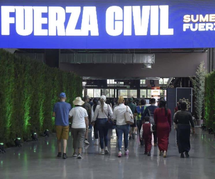 Inicia la Expo Fuerza Civil con asistencia récord