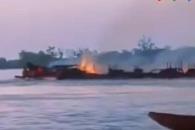 Fallecen 143 personas en incendio de embarcación en Congo Fallecen 143 personas en incendio de embarcación en Congo