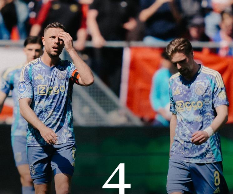 Golean al líder Ajax en la Liga de Holanda Golean al líder Ajax en la Liga de Holanda
