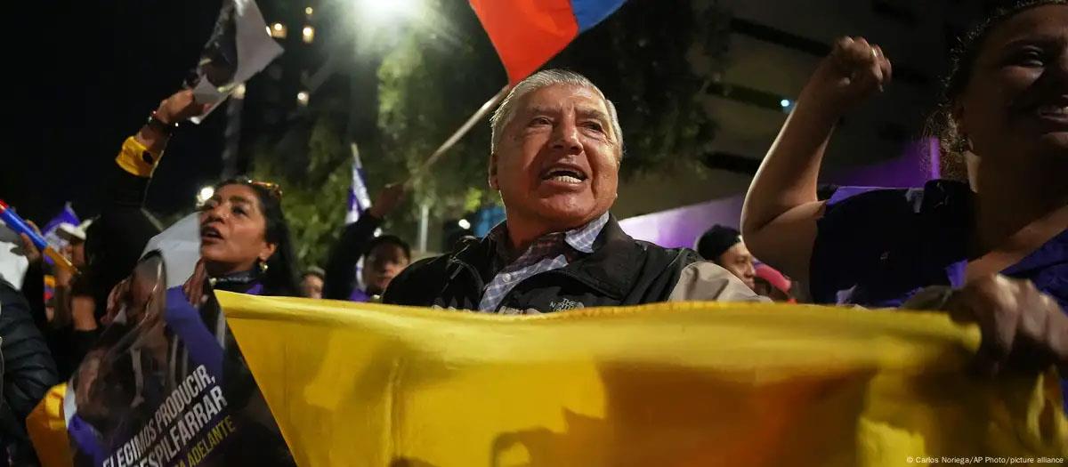 Ganó Noboa ganó elecciones en 19 de las 24 provincias de Ecuador