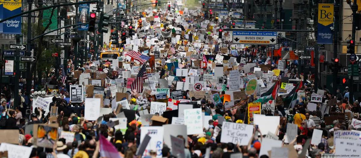 Protestan en ciudades de EU contra Trump Protestan en ciudades de EU contra Trump
