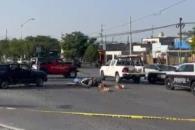 Muere motociclista tras impactarse con camioneta Muere motociclista tras impactarse con camioneta