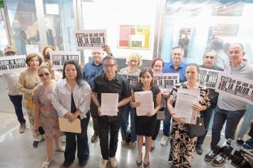 Protestan vecinos y diputada contra modificaciones al reglamento