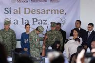 Tenemos muy buenos resultados con Sí al Desarme, Sí a la Paz:Segob