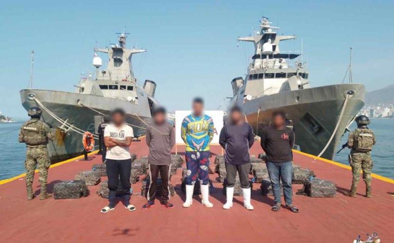 Asegura la Semar más de 4.2 toneladas de cocaína en operativos