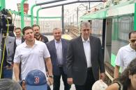 Entrega gobernador un nuevo tren de tres vagones para la L1 Entrega gobernador un nuevo tren de tres vagones para la L1