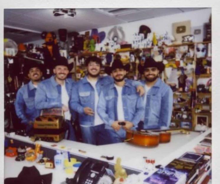 Estrena Grupo Frontera su sesión en Tiny Desk Concert