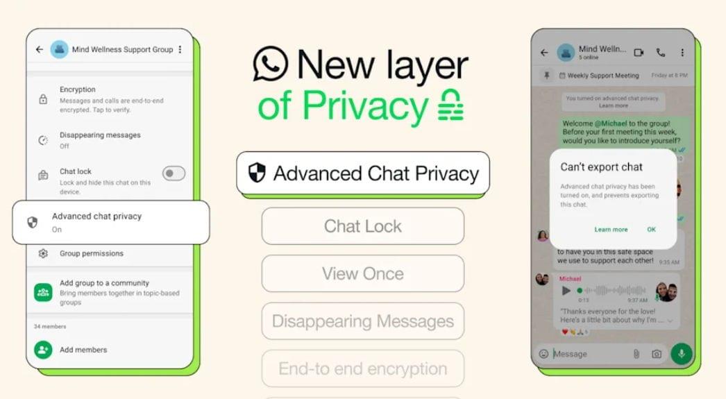 ¿Para qué se usa la nueva capa de privacidad de chat de WhatsApp? ¿Para qué se usa la nueva capa de privacidad de chat de WhatsApp?