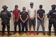 Aprehenden a cuatro hombres Aprehenden a cuatro hombres