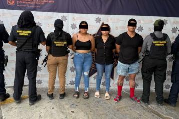 Desarticulan banda de asaltantes