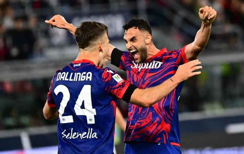 Será el Bolonia rival del Milán en Copa de Italia