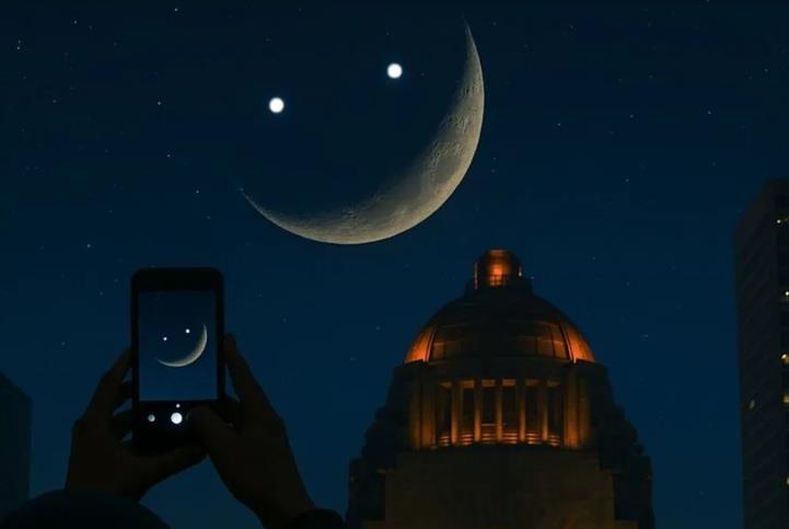 Luna sonriente en México; el espectáculo astronómico de este 25