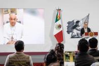 Sheinbaum proyecta video del Papa Francisco en la mañanera Sheinbaum proyecta video del Papa Francisco en la mañanera