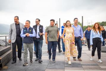 Registra un 80 por ciento de avance el Malecón de la Presa La Boca