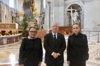 Rosa Icela Rodríguez manda mensaje tras asistir al funeral del papa