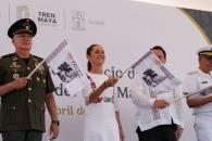 Dan banderazo a obras para servicio de carga de Tren Maya Dan banderazo a obras para servicio de carga de Tren Maya