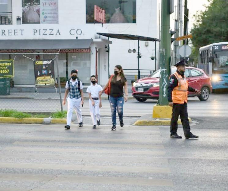 Implementará Monterrey operativo vial en zonas escolares